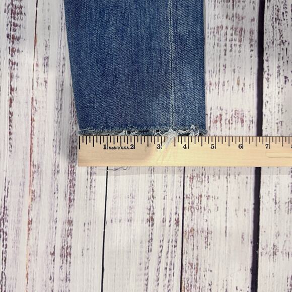 Citizens of Humanity Rocket High Rise Skinny Raw Hem Jeans Light Wash Size 23 - Picture 10 of 10